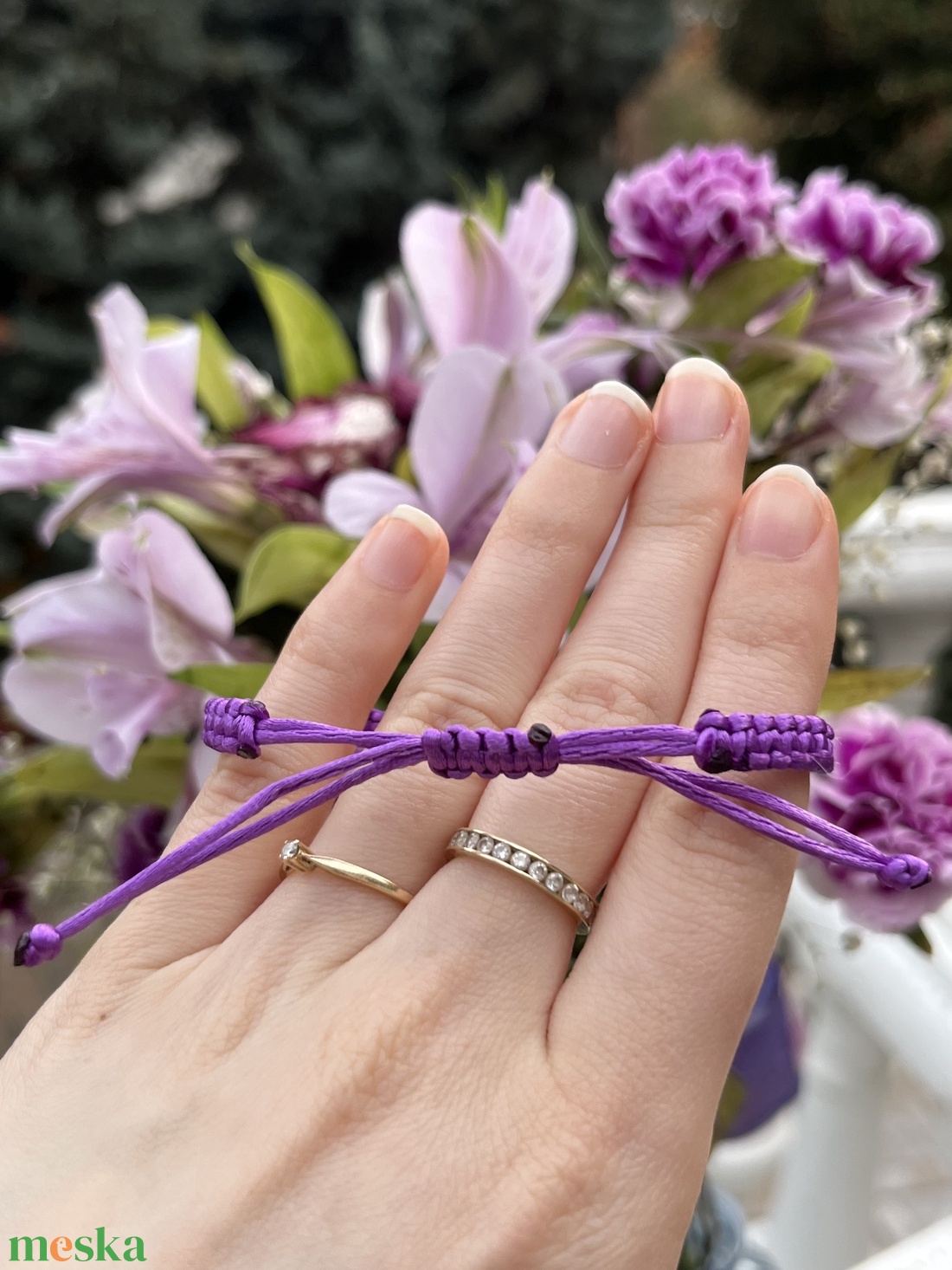 Fonott karkötő bronzszínű-citromsárga gyöngy pillangóval - ékszer - karkötő - fonott karkötő - Meska.hu