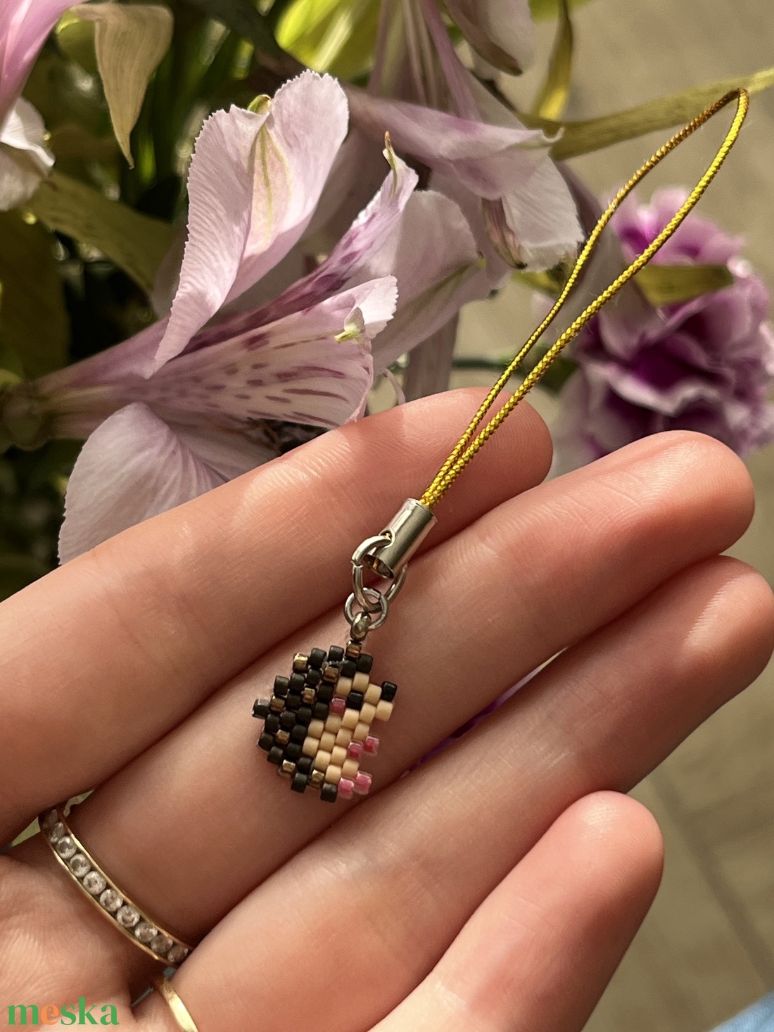 Icipici sünis táskadísz - táska & tok - kulcstartó & táskadísz - táskadísz - Meska.hu