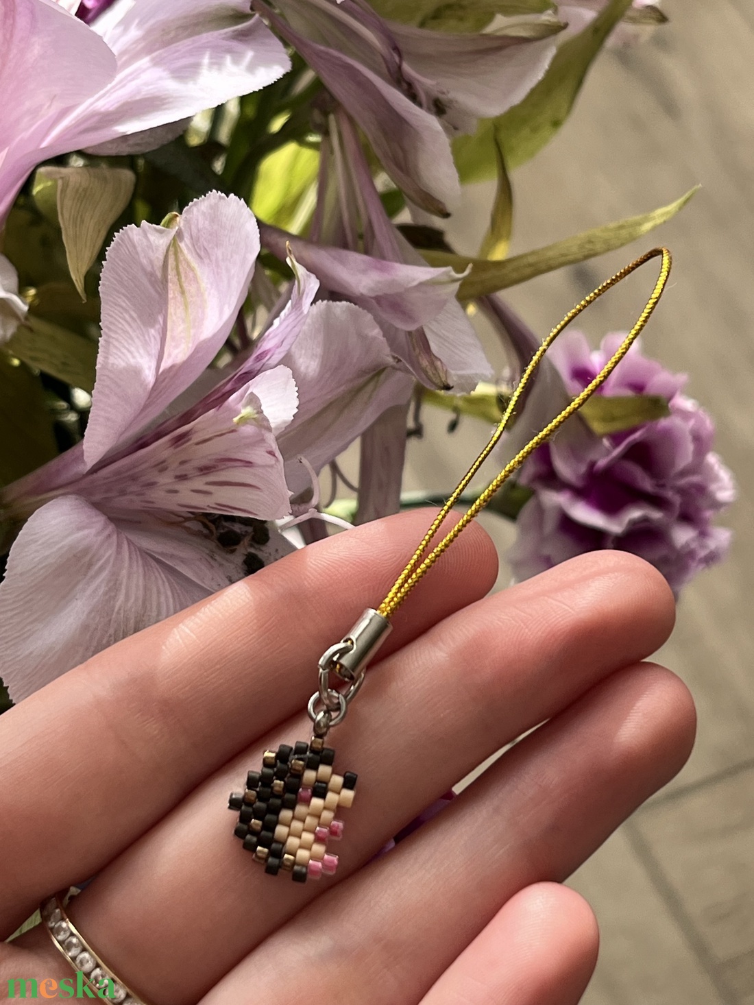 Icipici sünis táskadísz - táska & tok - kulcstartó & táskadísz - táskadísz - Meska.hu