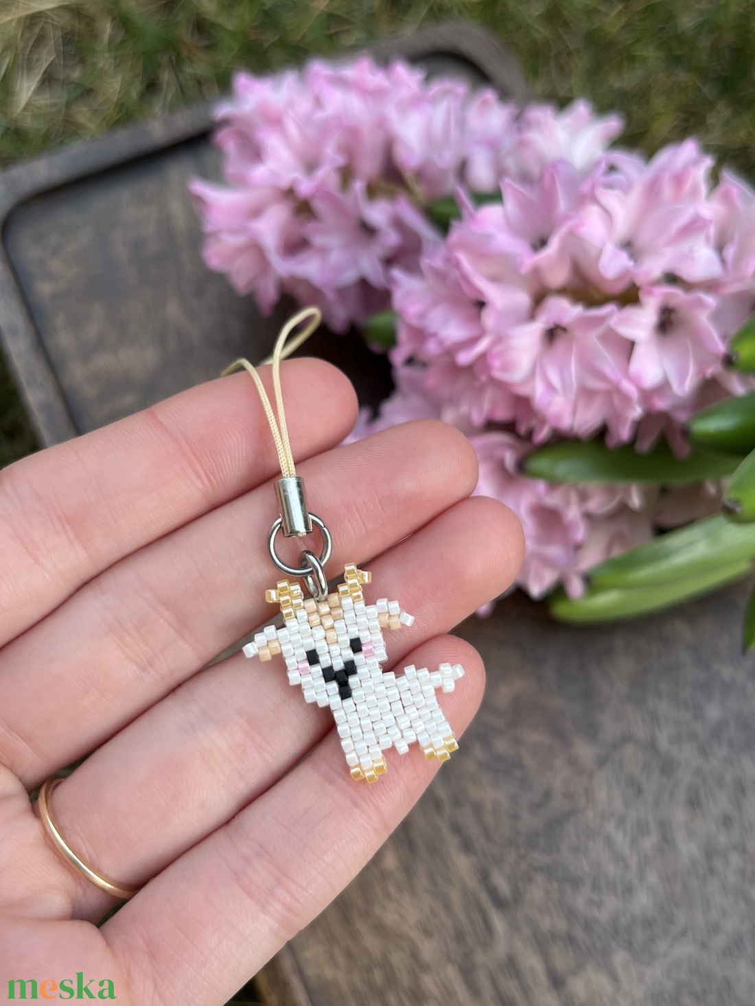 Kecske táskadísz - táska & tok - kulcstartó & táskadísz - táskadísz - Meska.hu