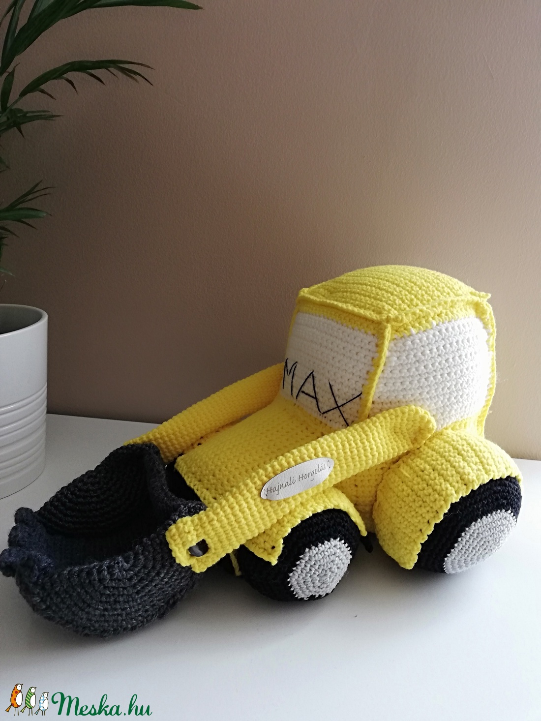 Horgolt traktor, markoló -  - Meska.hu