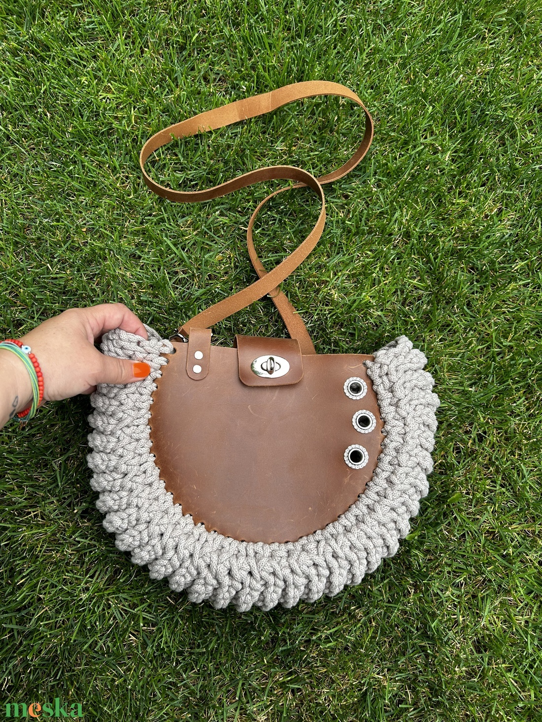 Horgolt táska, crossbody - táska & tok - kézitáska & válltáska - vállon átvethető táska - Meska.hu Horgolt táska, crossbody - táska & tok - kézitáska & válltáska - vállon átvethető táska - Meska.hu