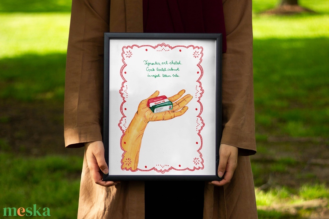 Magyar valóság (Hazai vaj) - művészet - grafika & illusztráció - művészi nyomat - Meska.hu