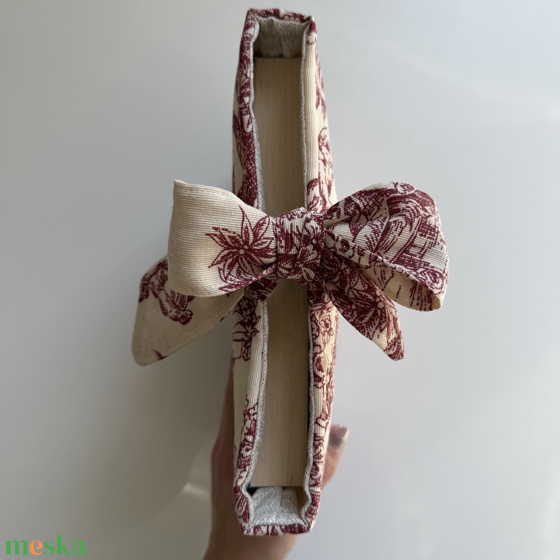 Vintage Könyvtartó, kézzel varrott  - könyv & zene - könyvtok - Meska.hu