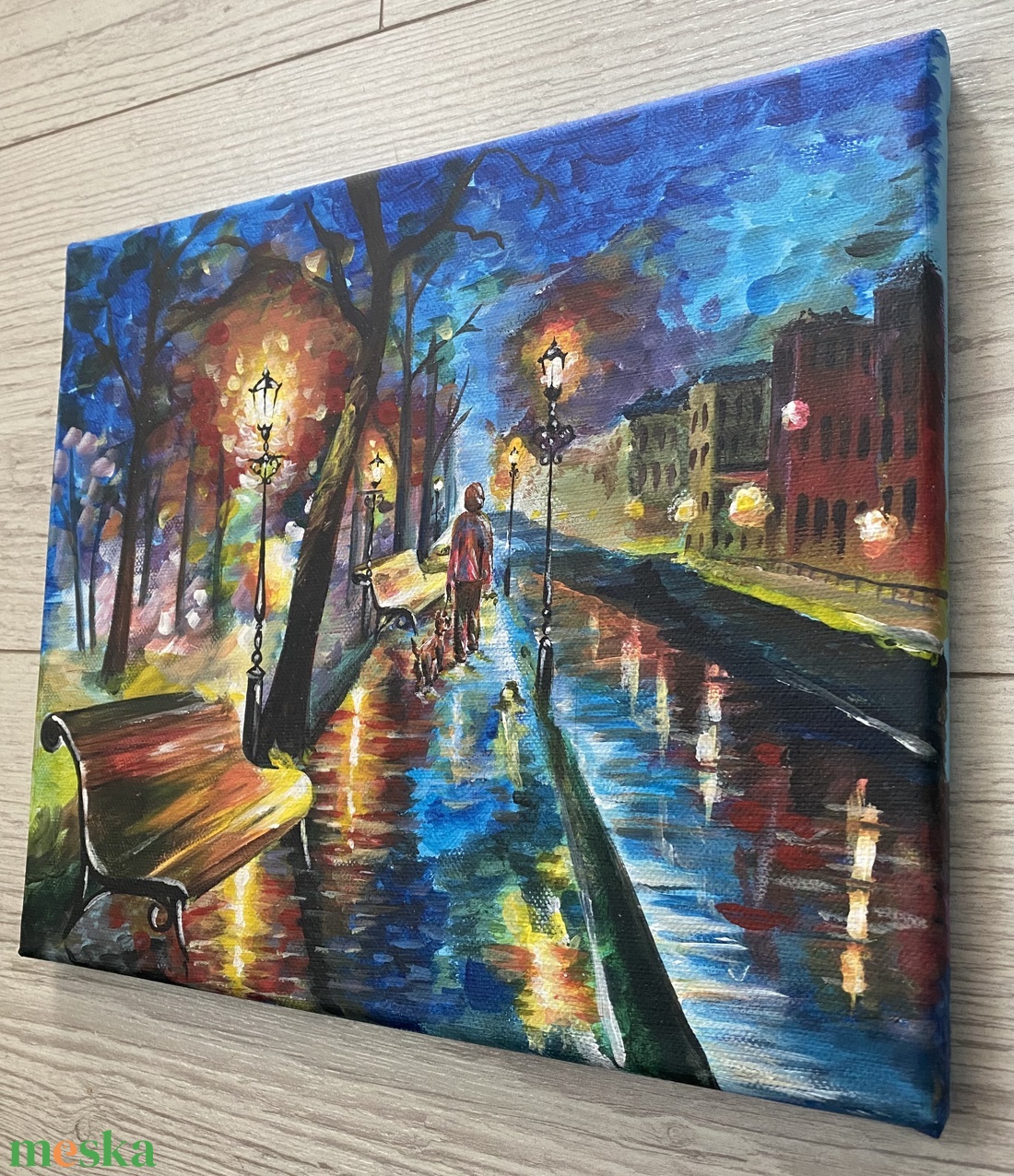 Eső után - művészet - festmény - akril - Meska.hu