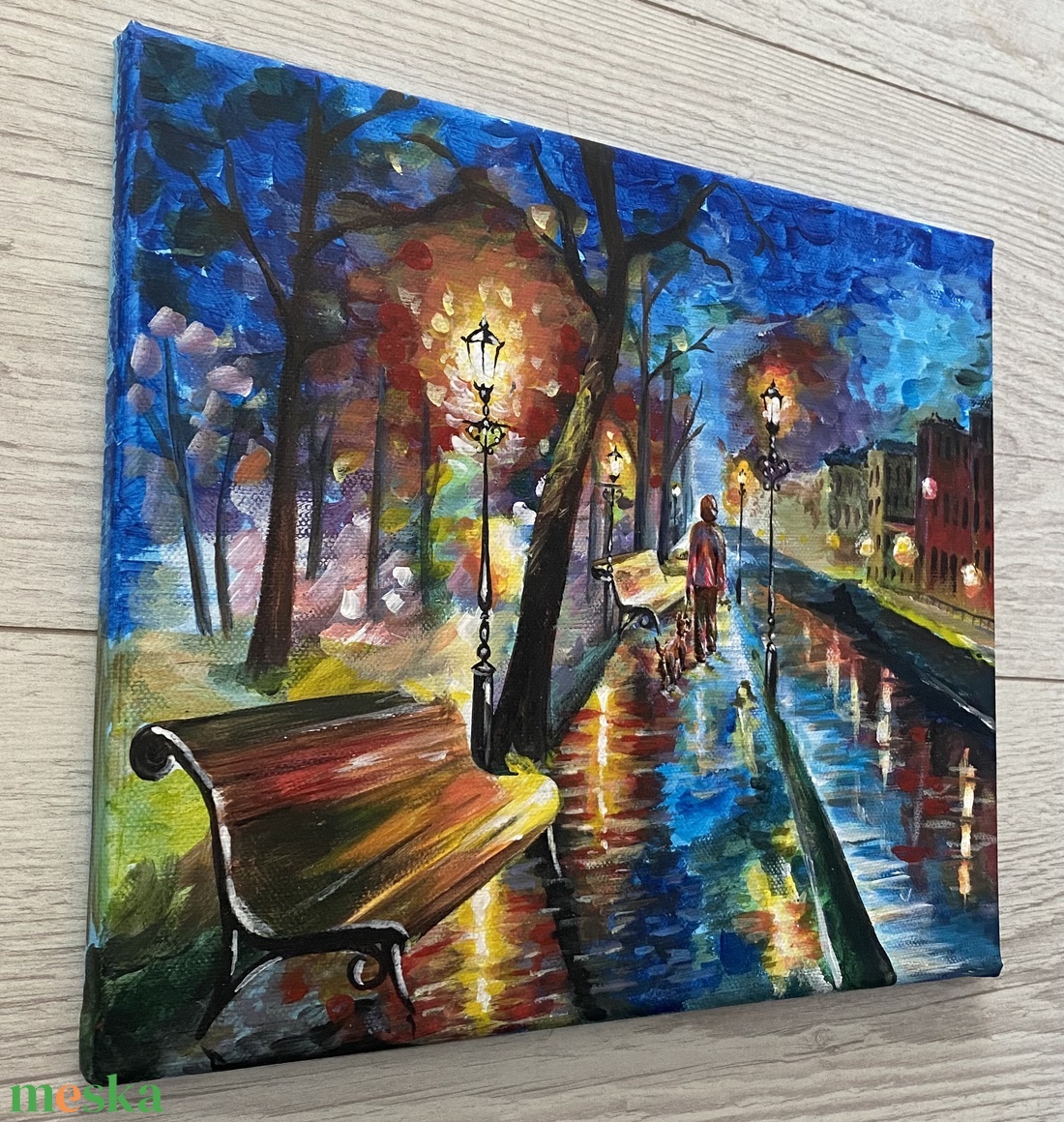 Eső után - művészet - festmény - akril - Meska.hu