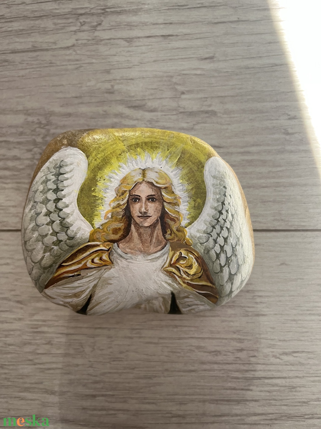 Uriel arkangyal - művészet - festmény - akril - Meska.hu