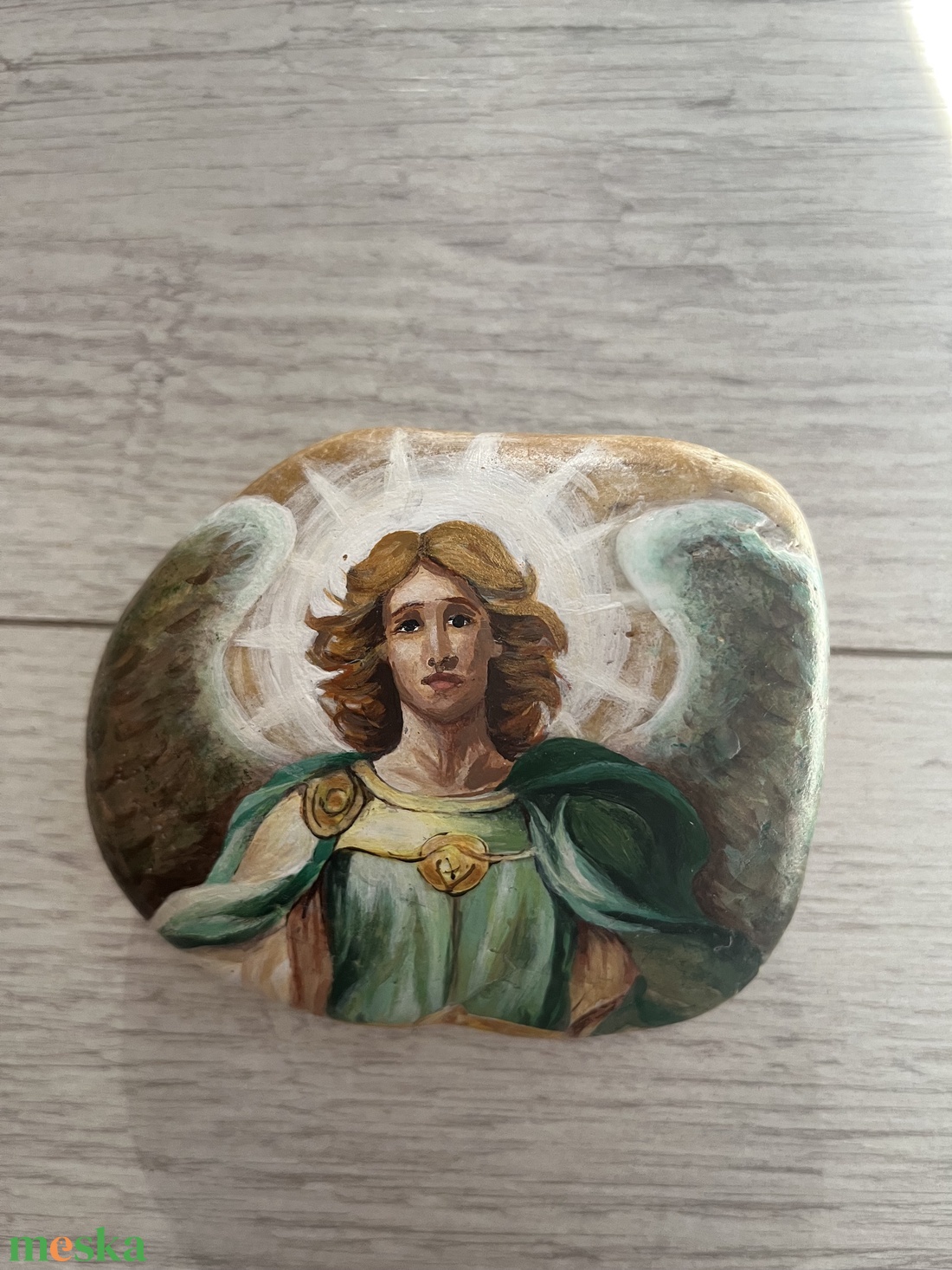 Rafael arkangyal - művészet - festmény - akril - Meska.hu