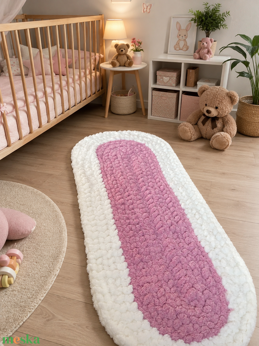 Puha horgolt baba szőnyeg � egyedi kézzel készült ajándék babaszobába lenne jó. - baba - mama - baba játékok - játszószőnyeg - Meska.hu