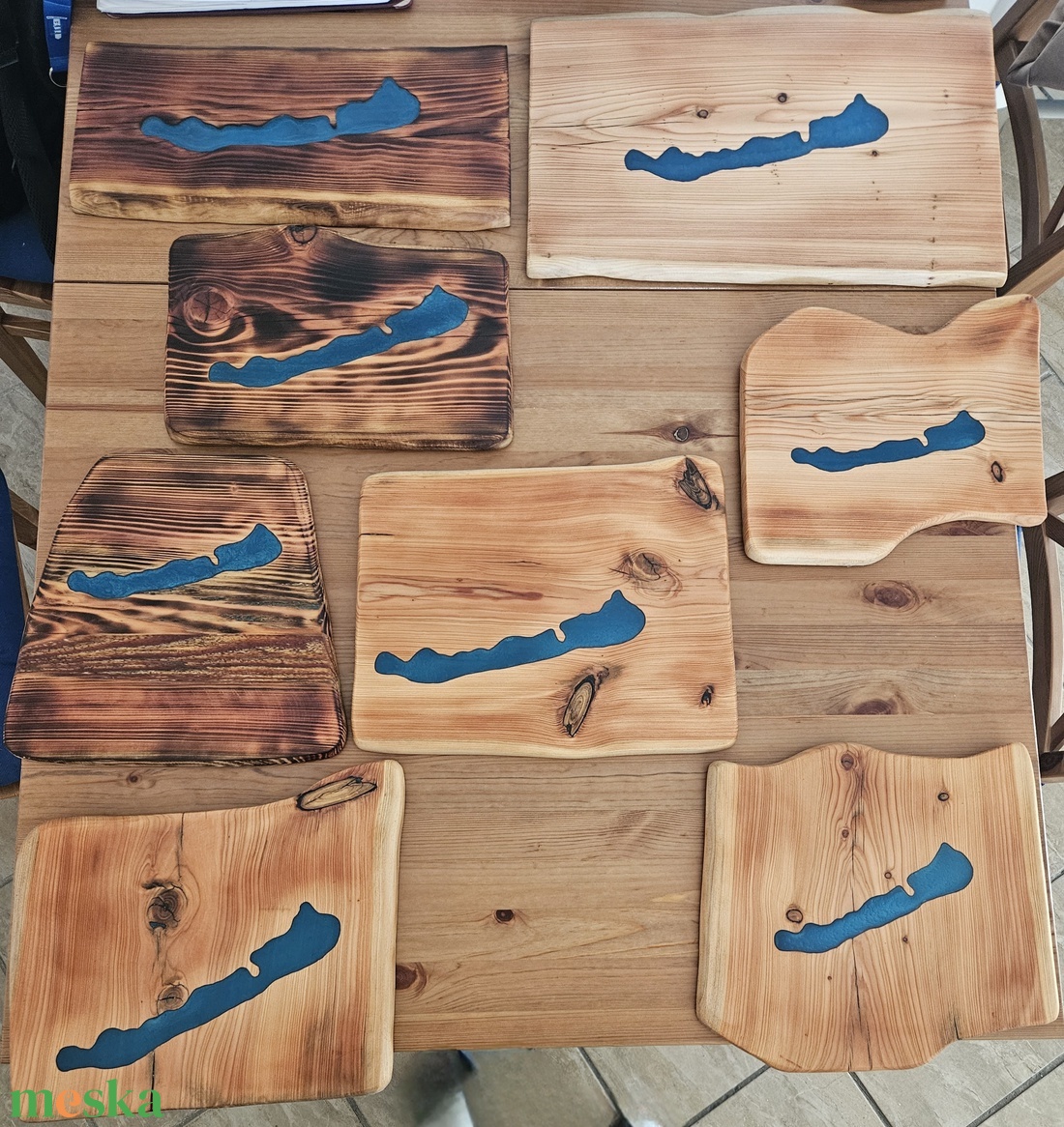 Balaton kép epoxy gyanta - diy (csináld magad) - egységcsomag - Meska.hu