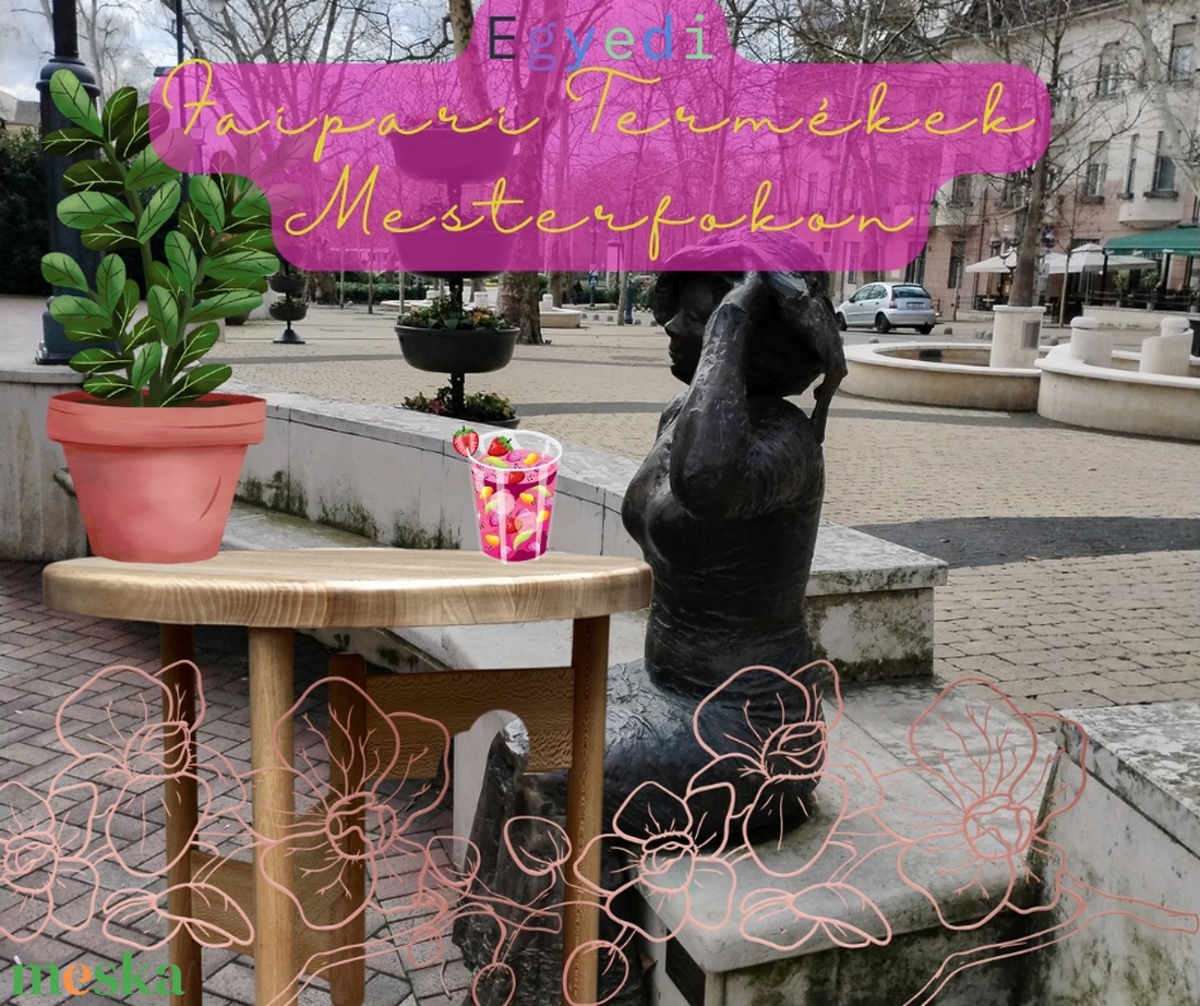 Asztalka platánfából - otthon & életmód - bútor - asztal - Meska.hu