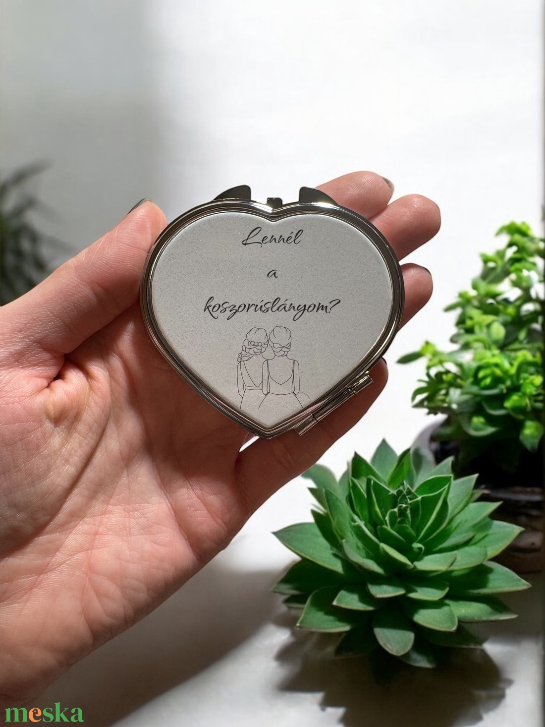 Koszorúslány felkérő tükör - egyedi szöveggel, grafikával - esküvő - meghívó & kártya - koszorúslány felkérő - Meska.hu Koszorúslány felkérő tükör - egyedi szöveggel, grafikával - esküvő - meghívó & kártya - koszorúslány felkérő - Meska.hu