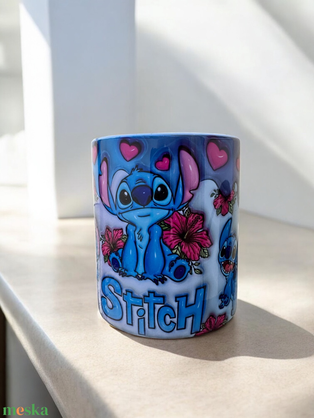 3D hatású Stich bögre - otthon & életmód - konyhafelszerelés, tálalás - tálalás - bögre & csésze - Meska.hu 3D hatású Stich bögre - otthon & életmód - konyhafelszerelés, tálalás - tálalás - bögre & csésze - Meska.hu