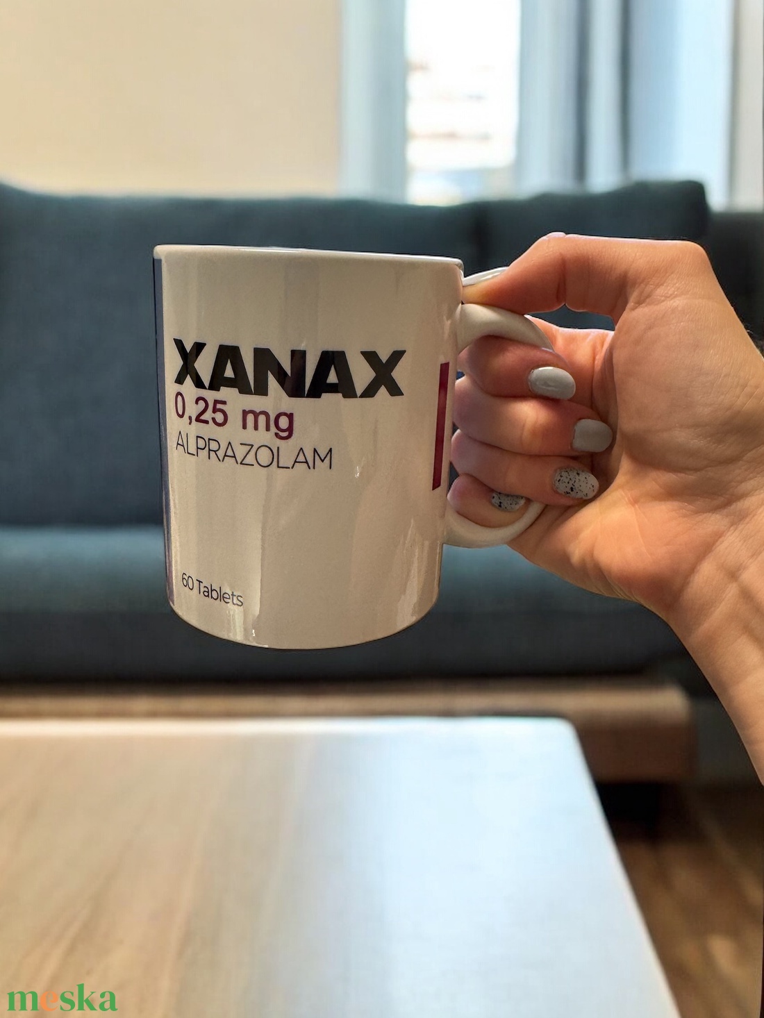 Xanax bögre - otthon & életmód - konyhafelszerelés, tálalás - tálalás - bögre & csésze - Meska.hu