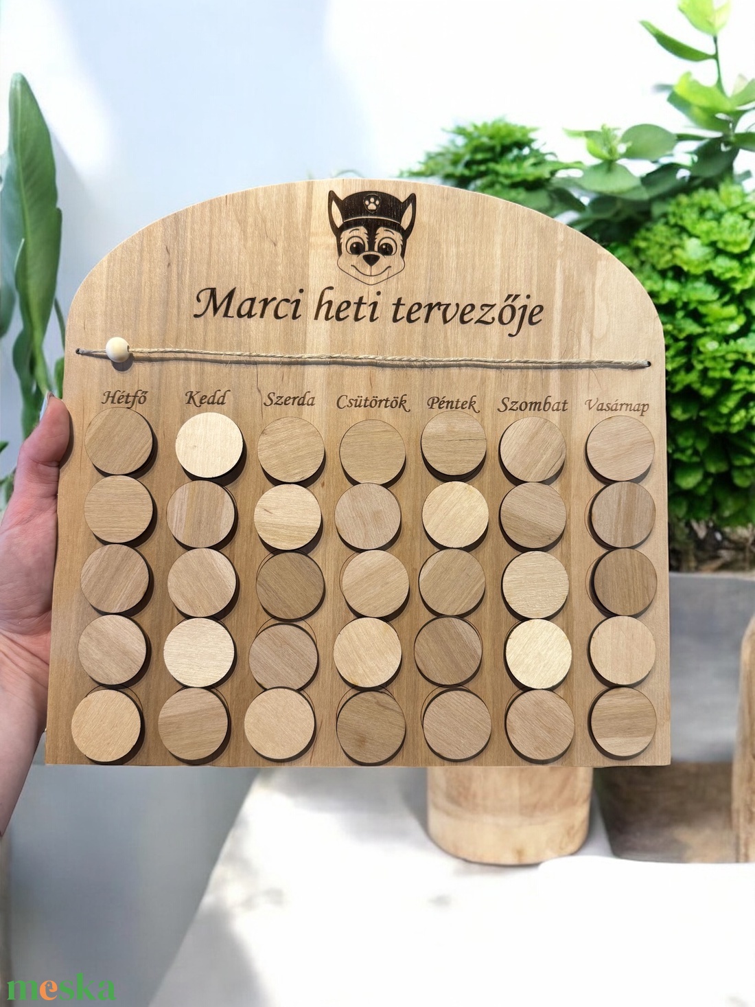 Napirend tervező gyerekeknek - DIY - otthon & életmód - babaszoba, gyerekszoba - gyerek névtábla - Meska.hu