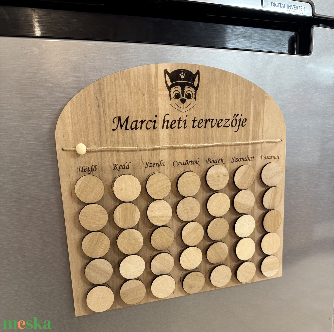 Napirend tervező gyerekeknek - DIY - otthon & életmód - babaszoba, gyerekszoba - gyerek névtábla - Meska.hu