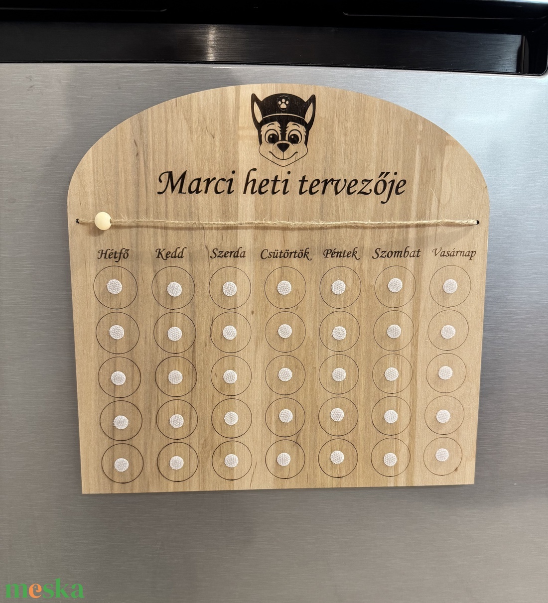 Napirend tervező gyerekeknek - DIY - otthon & életmód - babaszoba, gyerekszoba - gyerek névtábla - Meska.hu