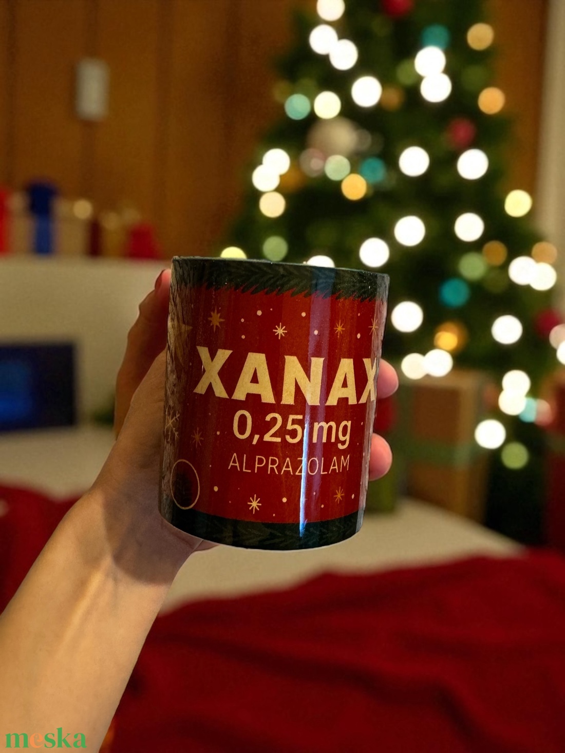 Karácsonyi Xanax bögre - otthon & életmód - konyhafelszerelés, tálalás - tálalás - bögre & csésze - Meska.hu Karácsonyi Xanax bögre - otthon & életmód - konyhafelszerelés, tálalás - tálalás - bögre & csésze - Meska.hu