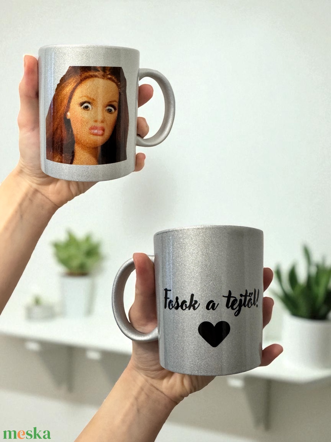 Fosok a tejtől bögre x Barbie bögre - egyedi ezüst, csillogós kivitelben - otthon & életmód - konyhafelszerelés, tálalás - tálalás - bögre & csésze - Meska.hu Fosok a tejtől bögre x Barbie bögre - egyedi ezüst, csillogós kivitelben - otthon & életmód - konyhafelszerelés, tálalás - tálalás - bögre & csésze - Meska.hu