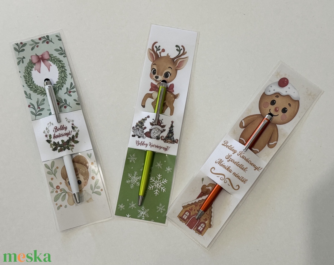 Apró karácsonyi ajándék - toll tartó formában - otthon & életmód - papír, írószer - ceruza & toll - Meska.hu