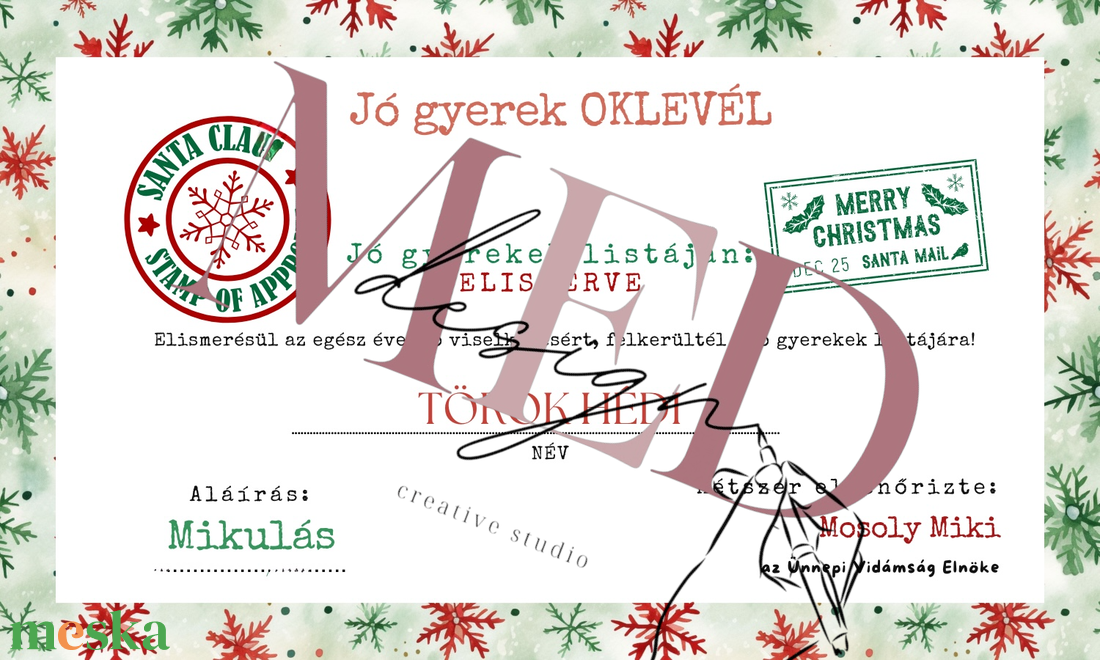 Mikulás levele csomag - 9db-os - karácsony - mikulás - mikulás ajándékok - Meska.hu