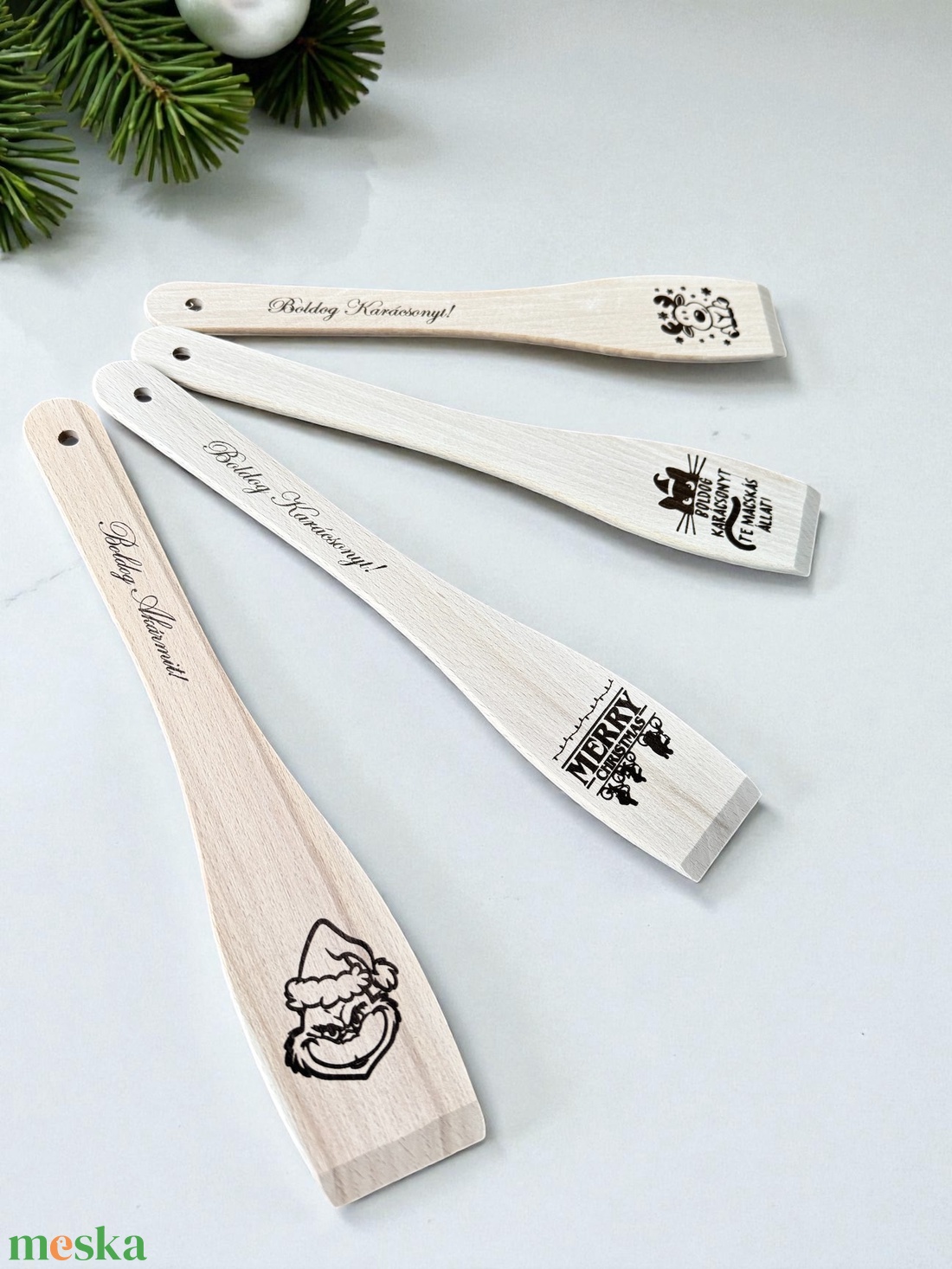 Karácsonyi fakanál - egyedi gravírozással - otthon & életmód - konyhafelszerelés, tálalás - sütés, főzés - fakanál & fakanáltartó - Meska.hu Karácsonyi fakanál - egyedi gravírozással - otthon & életmód - konyhafelszerelés, tálalás - sütés, főzés - fakanál & fakanáltartó - Meska.hu