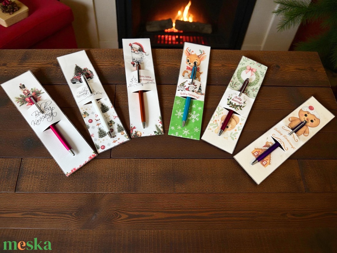 Apró karácsonyi ajándék - tolltartó, tolltok formában - otthon & életmód - papír, írószer - ceruza & toll - Meska.hu