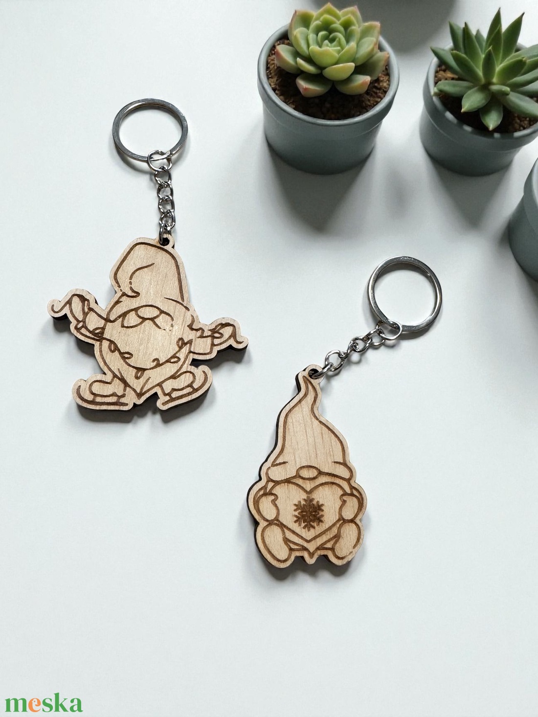 Manós karácsonyi kulcstartó - táska & tok - kulcstartó & táskadísz - kulcstartó - Meska.hu