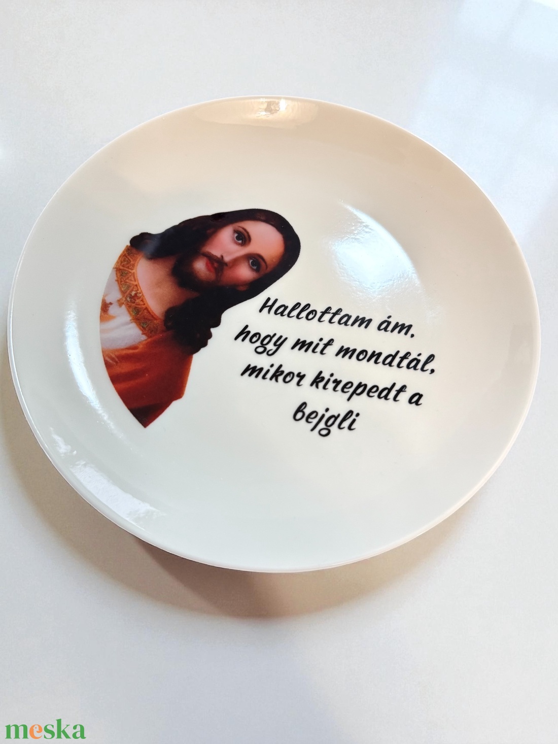 Karácsonyi vicces tányér - otthon & életmód - konyhafelszerelés, tálalás - tálalás - tányér & étkészlet - Meska.hu