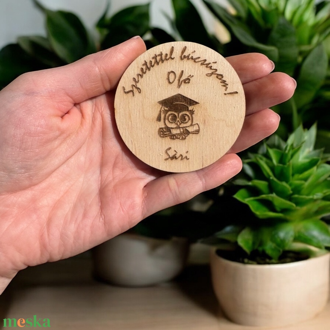 Egyedi ballagási hűtőmágnes - otthon & életmód - konyhafelszerelés, tálalás - konyhai dekoráció - hűtőmágnes - Meska.hu