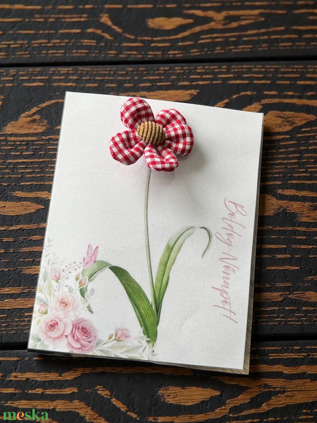 Nőnapi virág hajgumi ajándék - esküvő - hajdísz - hajtű - Meska.hu