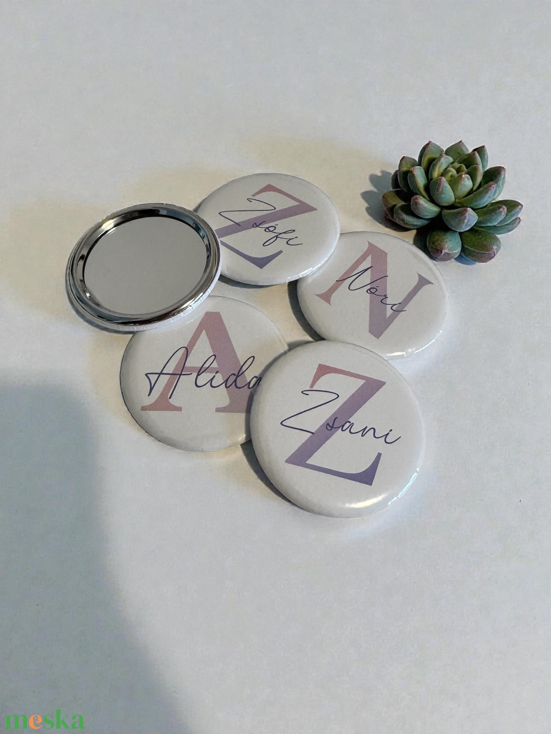 Koszorúslány zsebtükör - esküvő - meghívó & kártya - koszorúslány felkérő - Meska.hu