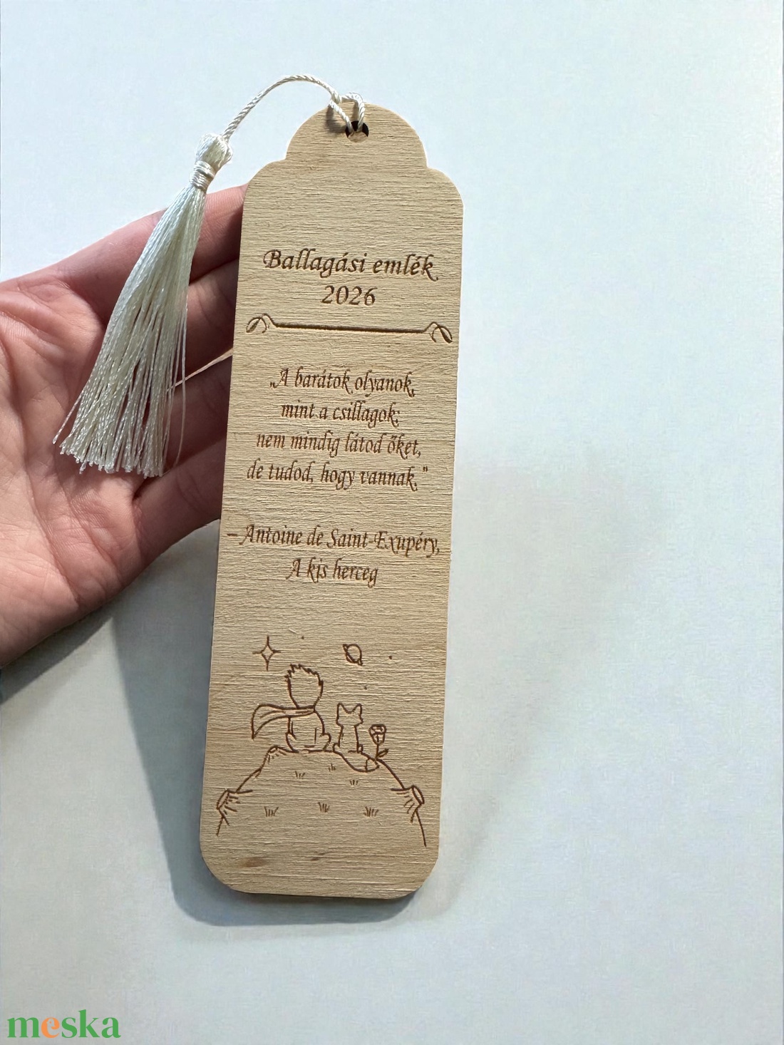 Kis herceg könyvjelzők ballagásra - egyedi felirattal - könyv & zene - könyvjelző - Meska.hu