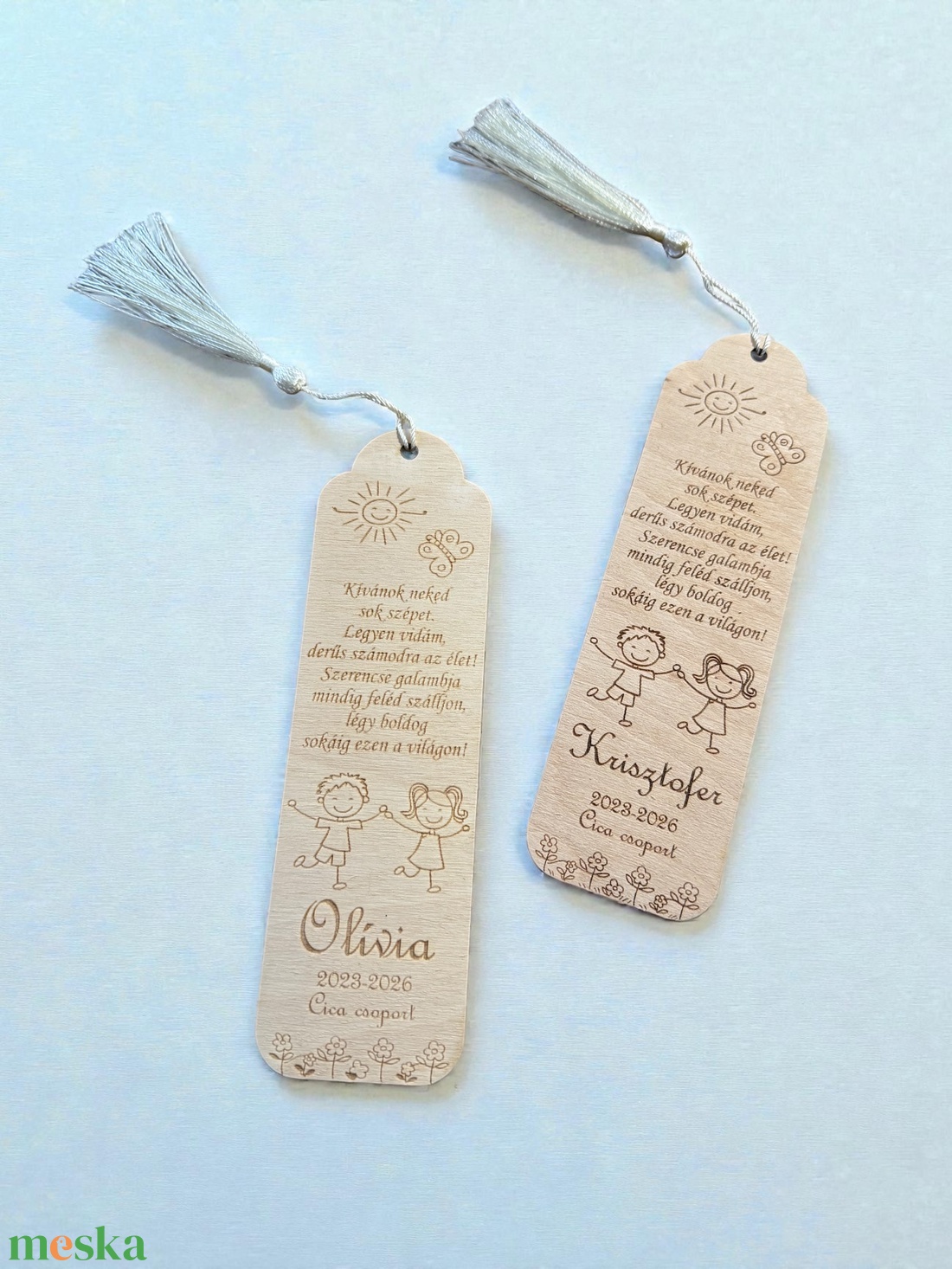 Óvodai ballagási könyvjelzők - egyedi felirattal - könyv & zene - könyvjelző - Meska.hu