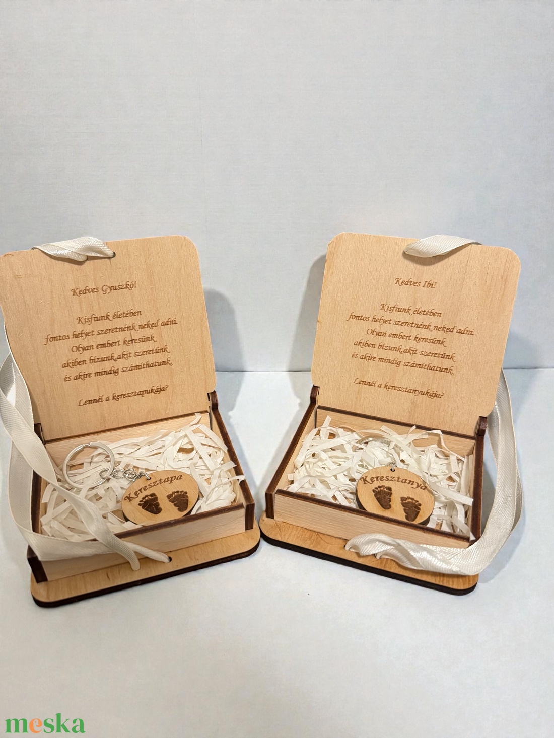 Keresztszülő felkérő - baba - mama - keresztelő kellékek - keresztelőajándékok - Meska.hu