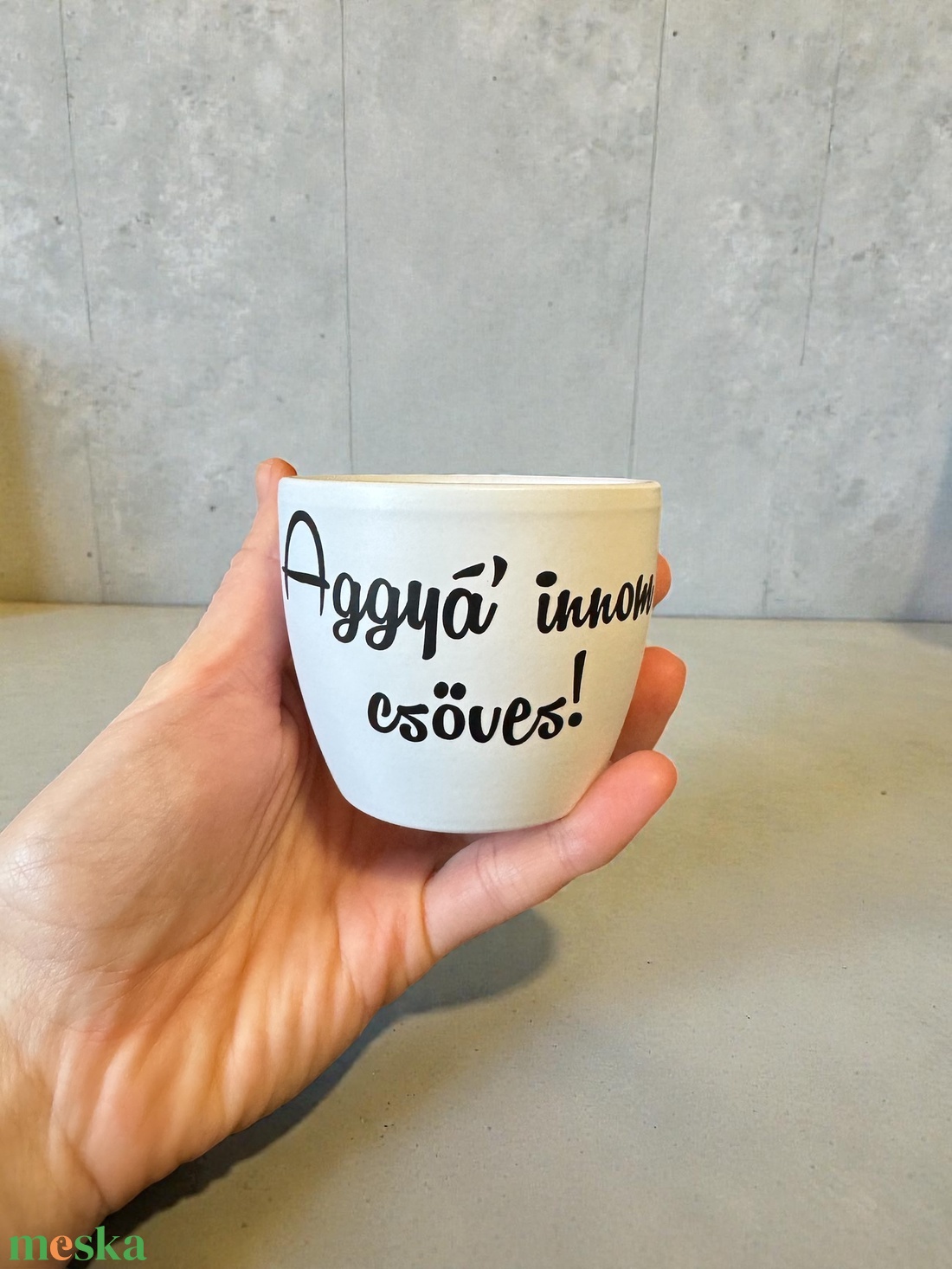 Vicces cserepek, kaspók - otthon & életmód - virágdekoráció - virágtartó - kaspó - Meska.hu