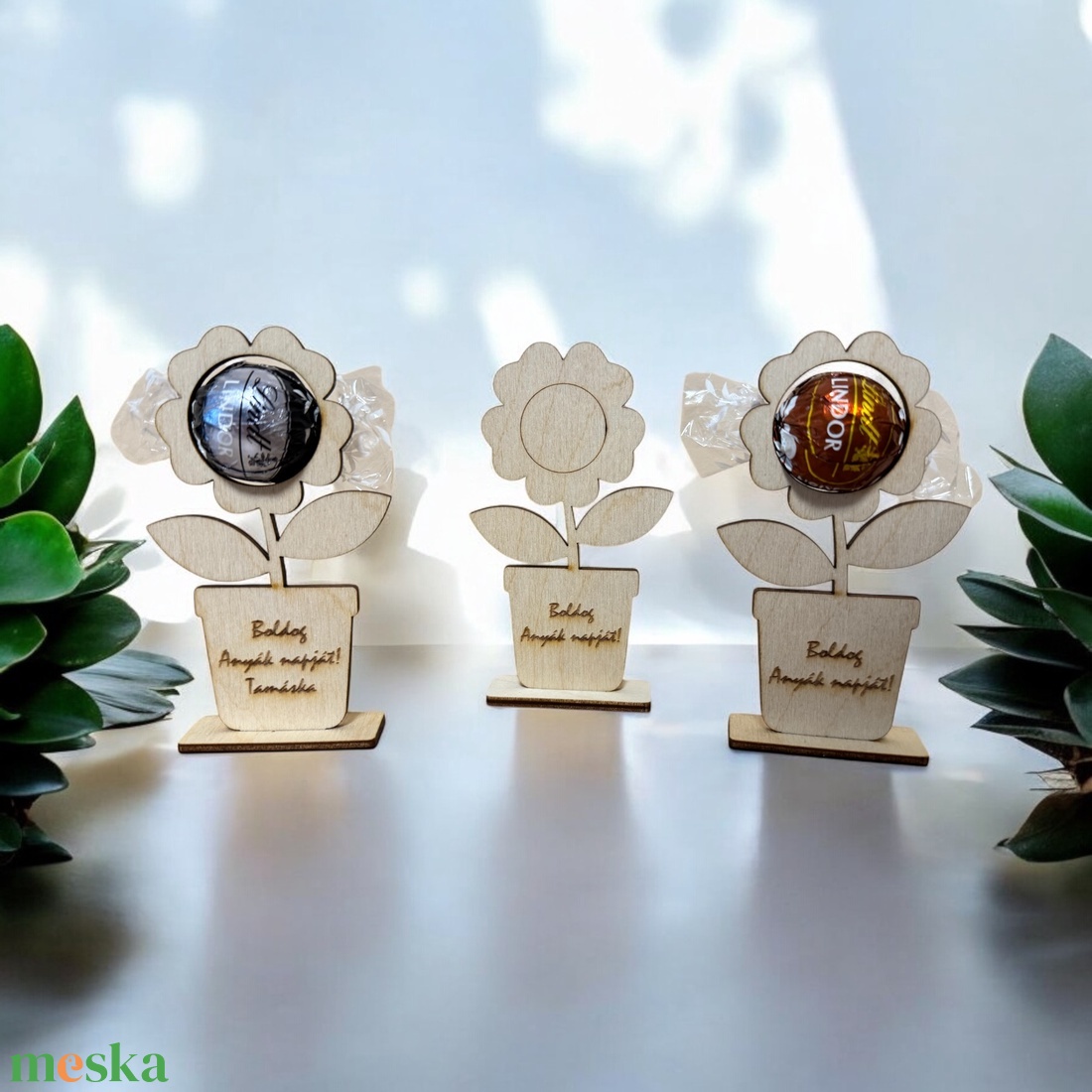 Anyák napi örök virág - otthon & életmód - virágdekoráció - virágdíszek - lézervágott virágdíszek - Meska.hu