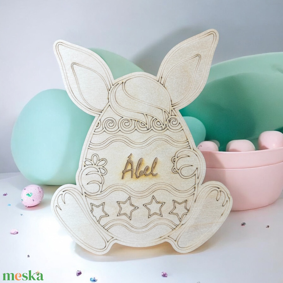 Színezhető húsvéti apróság - karácsony - karácsonyi lakásdekoráció - karácsonyfadíszek - Meska.hu