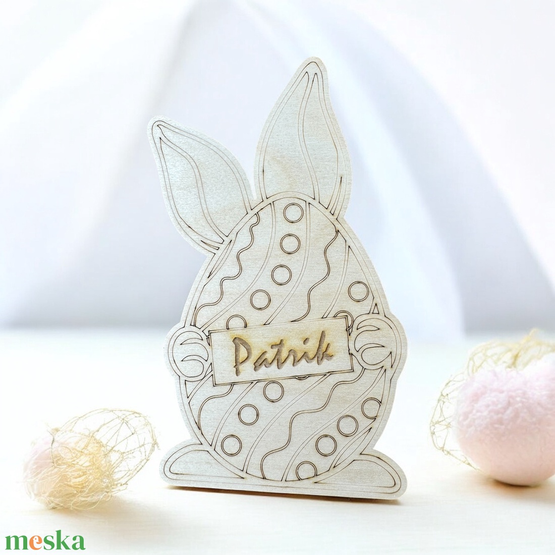 Színezhető húsvéti apróság - karácsony - karácsonyi lakásdekoráció - karácsonyfadíszek - Meska.hu