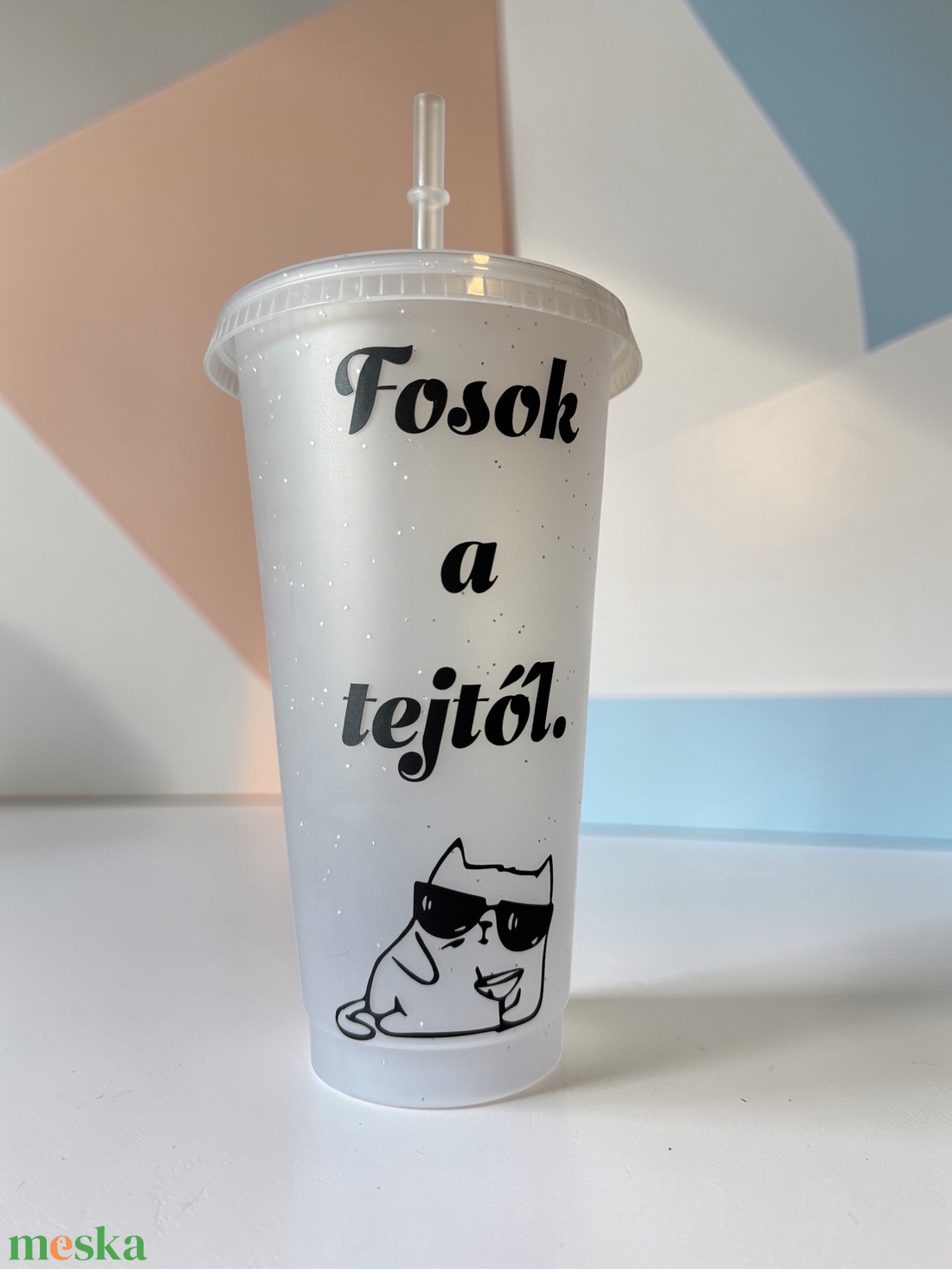 Egyedi szöveges, grafikás repohár - esküvő - emlék & ajándék - köszönőajándék - Meska.hu