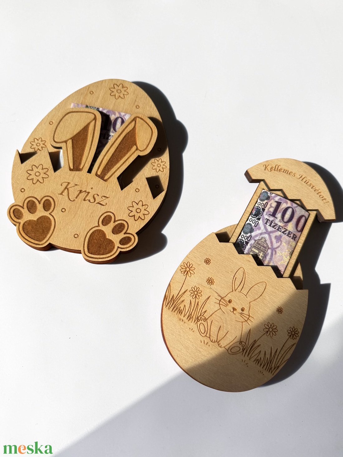 Húsvéti pénzátadók - ünnepi díszek, dekorációk - húsvéti díszek és dekorációk - húsvéti ajándékátadó - Meska.hu