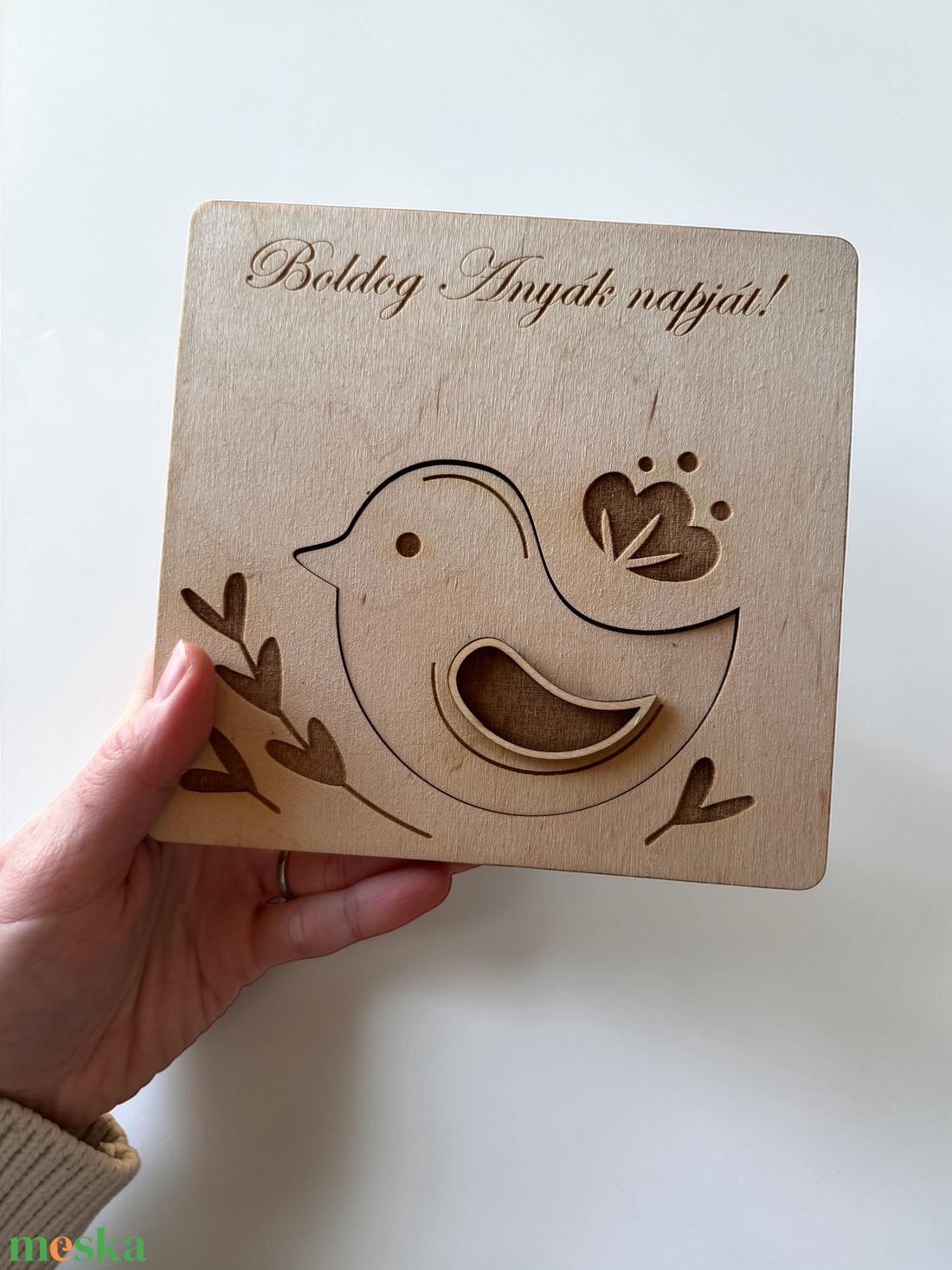 Anyák napi ajándék - egyedi szöveggel, gravírozással - otthon & életmód - dekoráció - asztal és polc dekoráció - asztaldísz - Meska.hu