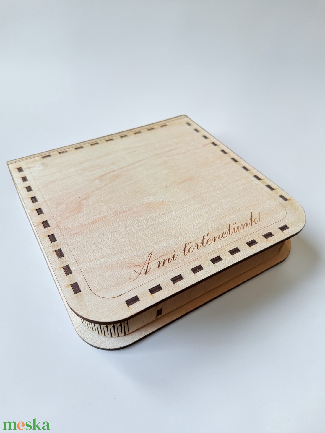 Esküvői pendrive és fénykép tartó díszdoboz - esküvő - emlék & ajándék - album & fotóalbum - Meska.hu