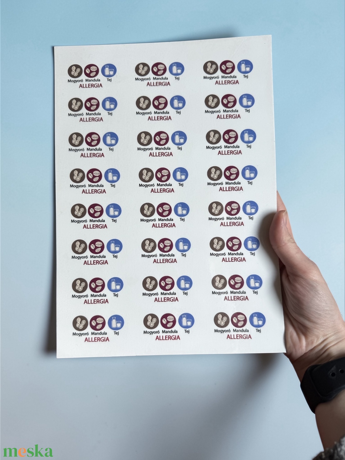 Ideiglenes allergia, érzékenység tetoválás - otthon & életmód - papír, írószer - ideiglenes tetoválás - Meska.hu