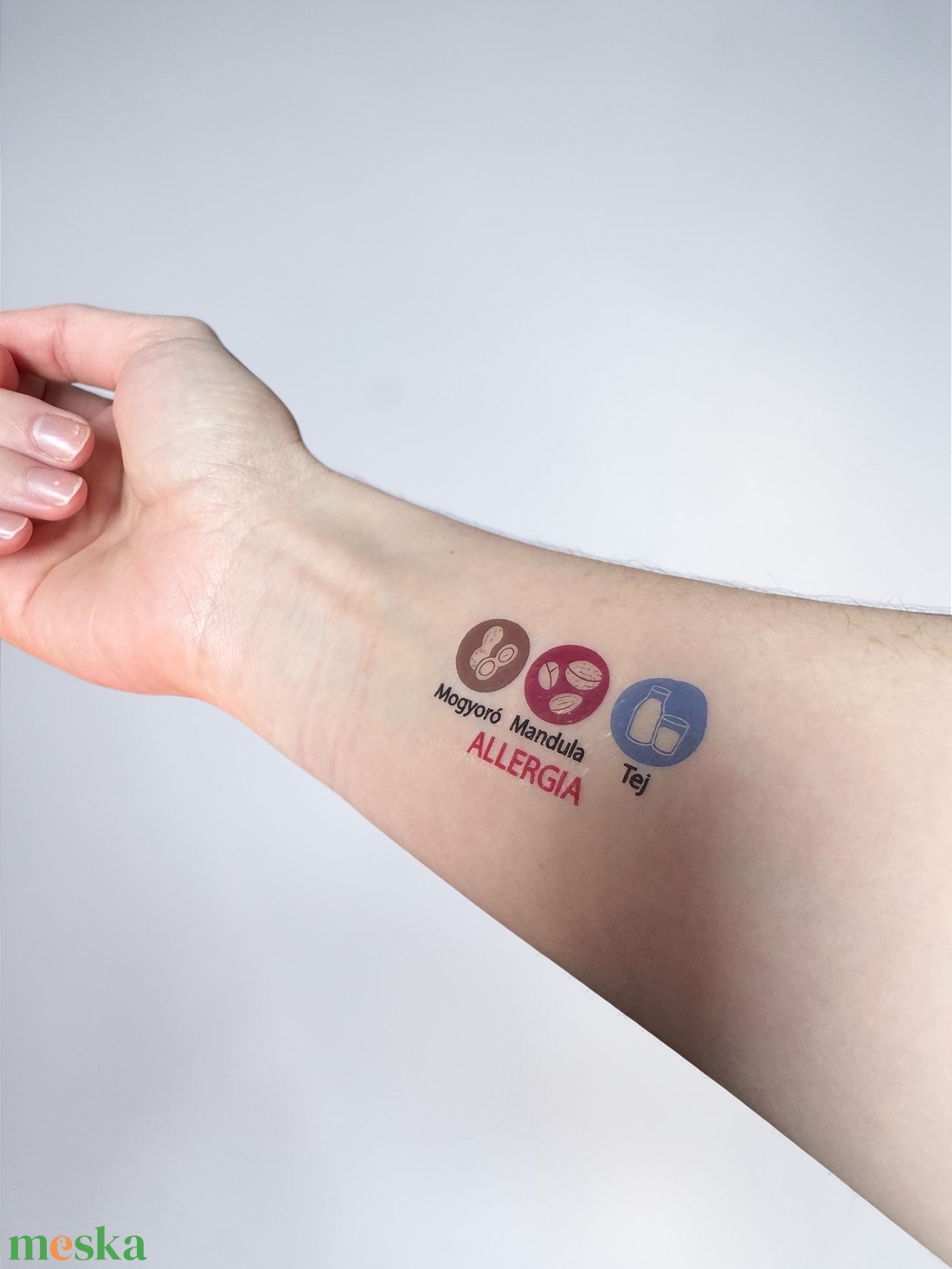 Ideiglenes allergia, érzékenység tetoválás - otthon & életmód - papír, írószer - ideiglenes tetoválás - Meska.hu