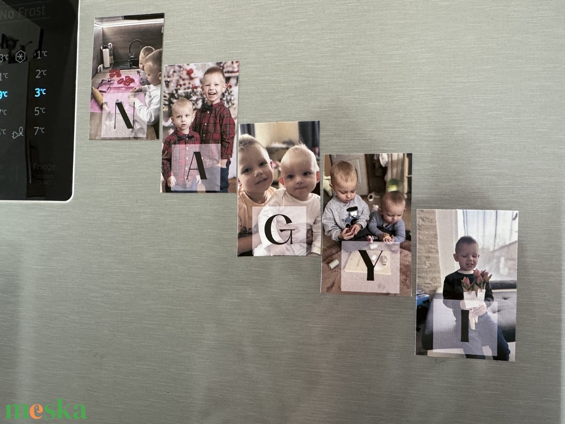 Anyák napja hűtőmágnes - Egyedi fényképes, szöveges - otthon & életmód - konyhafelszerelés, tálalás - konyhai dekoráció - hűtőmágnes - Meska.hu