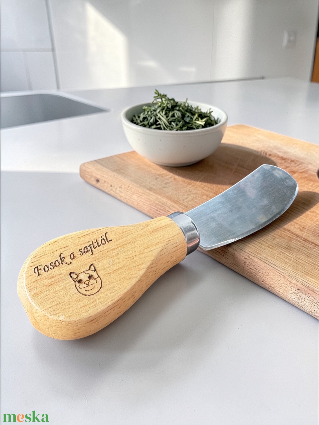 Fosok a sajttól sajtvágó - otthon & életmód - konyhafelszerelés, tálalás - sütés, főzés - kés & késtartó - Meska.hu