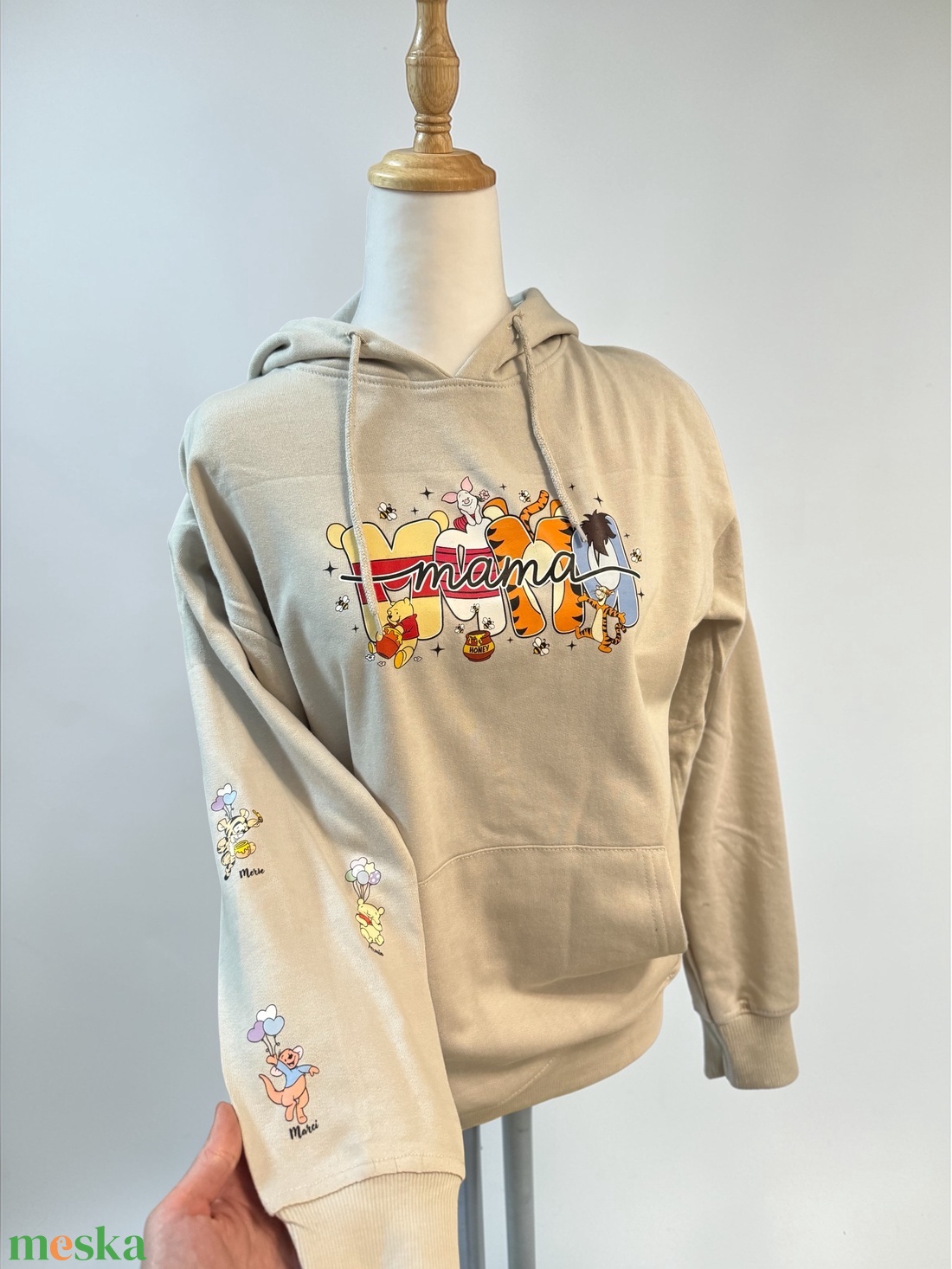 Egyedi mintás pulóver anyukáknak - ruha & divat - női ruha - pulóver - Meska.hu