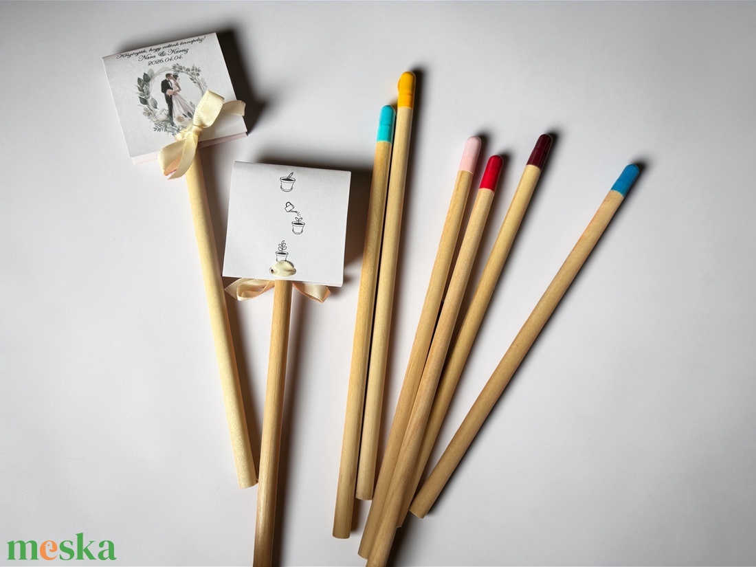 Ültethető ceruza köszönőajándék - esküvő - emlék & ajándék - köszönőajándék - Meska.hu