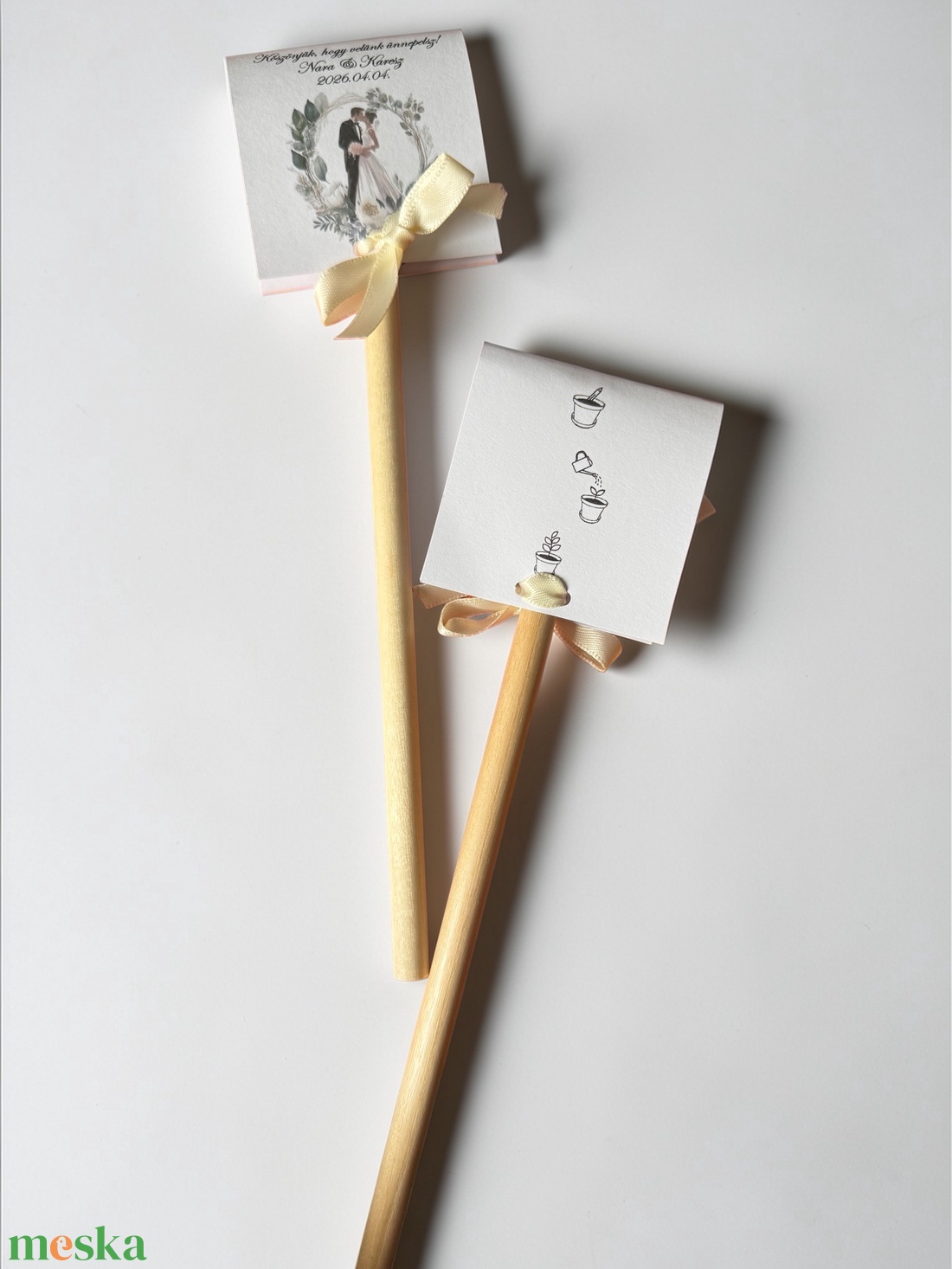 Ültethető ceruza köszönőajándék - esküvő - emlék & ajándék - köszönőajándék - Meska.hu